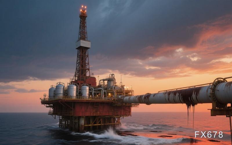 原油交易提醒：美国需求走弱与OPEC+增产计划推动，油价下跌至前期低点附近，谨防破位(图1)