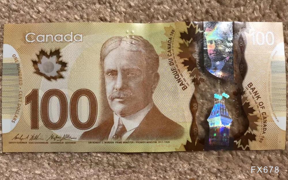 美元兑加元小幅走高，加拿大疲软数据支撑降息预期(图1)