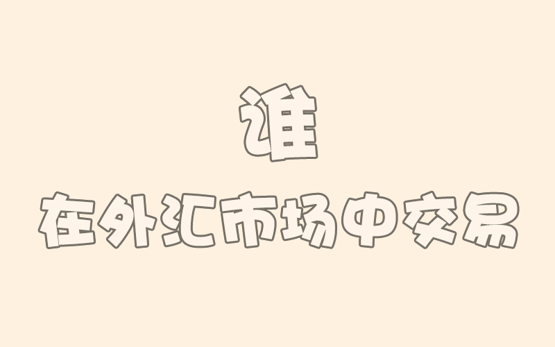 外汇入门指南：外汇市场谁在参与